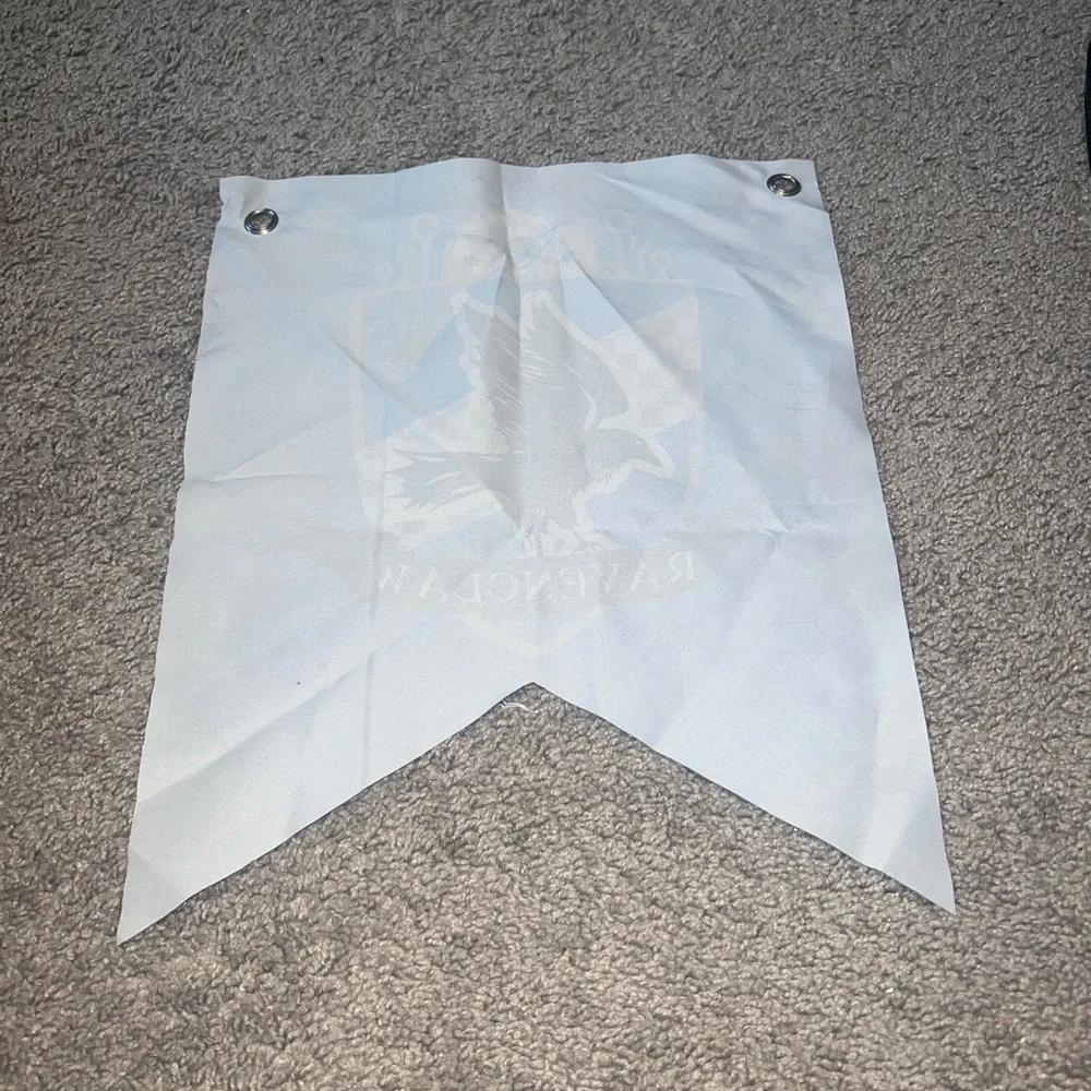 Ravenclaw and Slytherin Wall Banners - Blue and Green